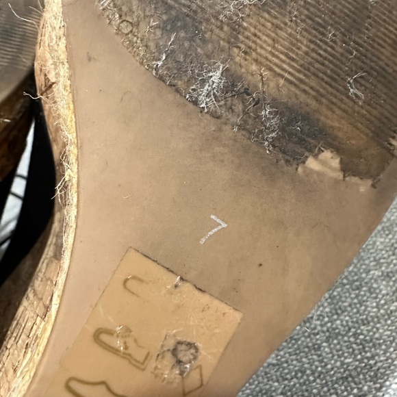 Navy boots platform heels size 6 - Picture 5 of 5